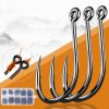 Outdoor Fishing Single Hook With Ring