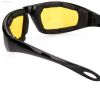 3 pairs Motorcycle Sports Biker Riding Glasses Wind Resistant Eye Protection Sports Goggles Cycling Glasses Sunglasses Yellow Color(Logistics only For